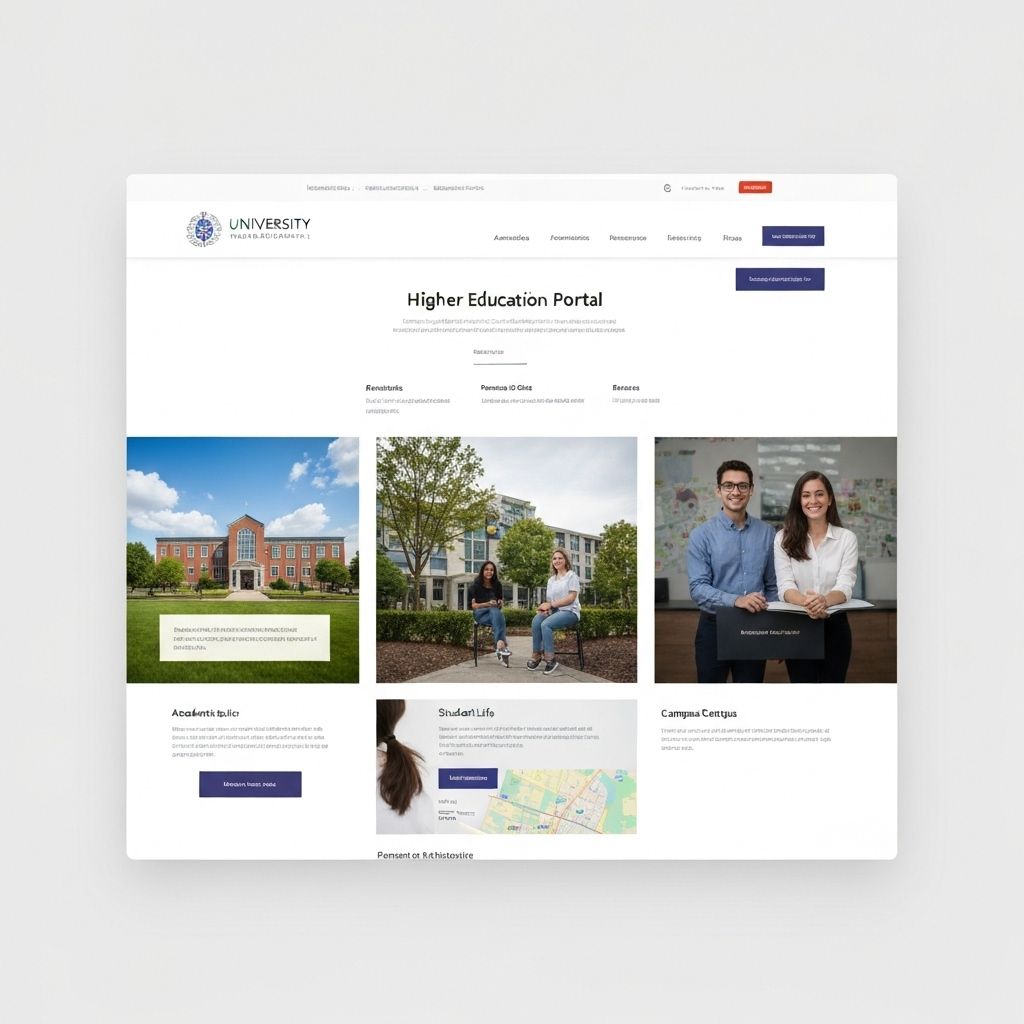 Development of Institutional Website (Higher Education)